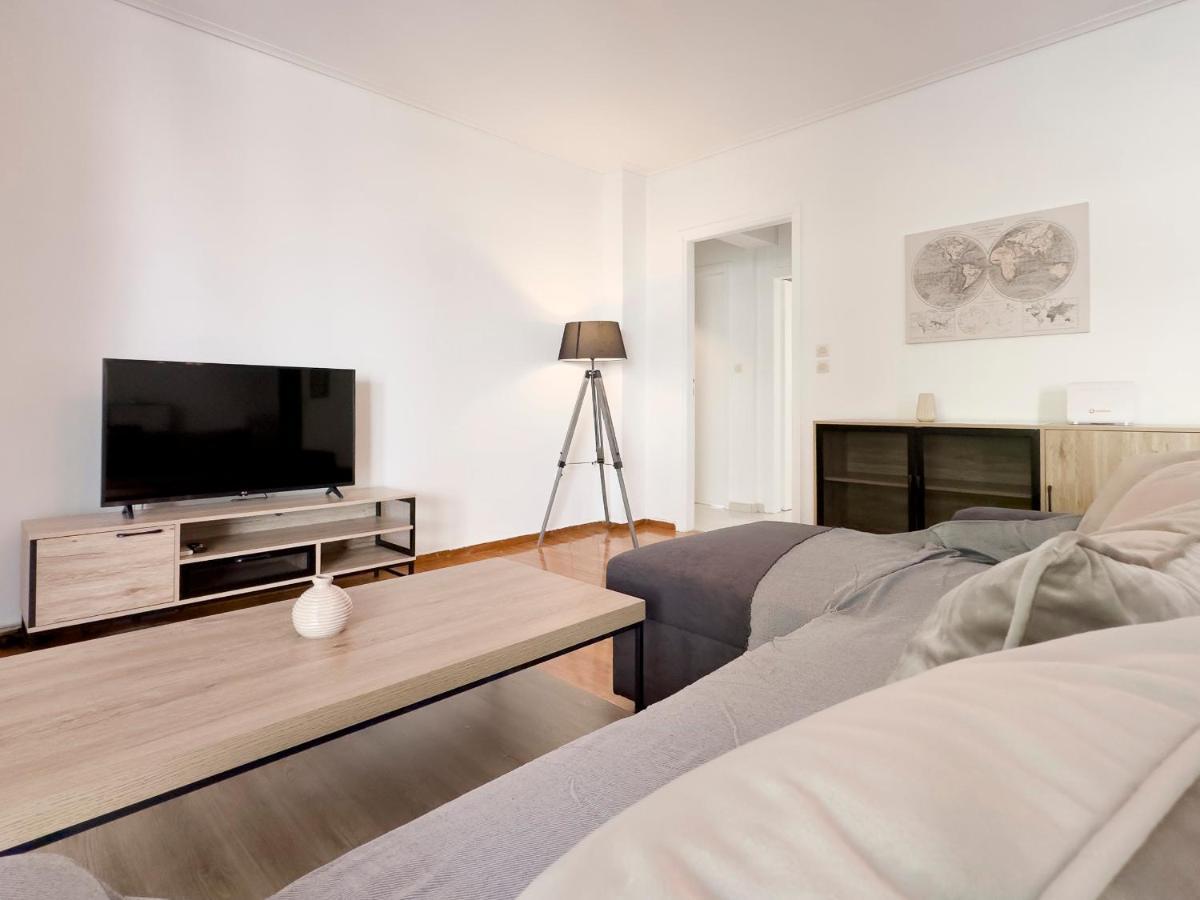 Metamorfoseos Spacious 120Sqm Apt In Alimos Athena Bagian luar foto